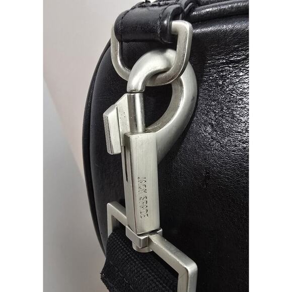 JACK SPADE FILE Laptop Bag Black Fulton Leather Briefcase MSRP $468 - Picture 4 of 16